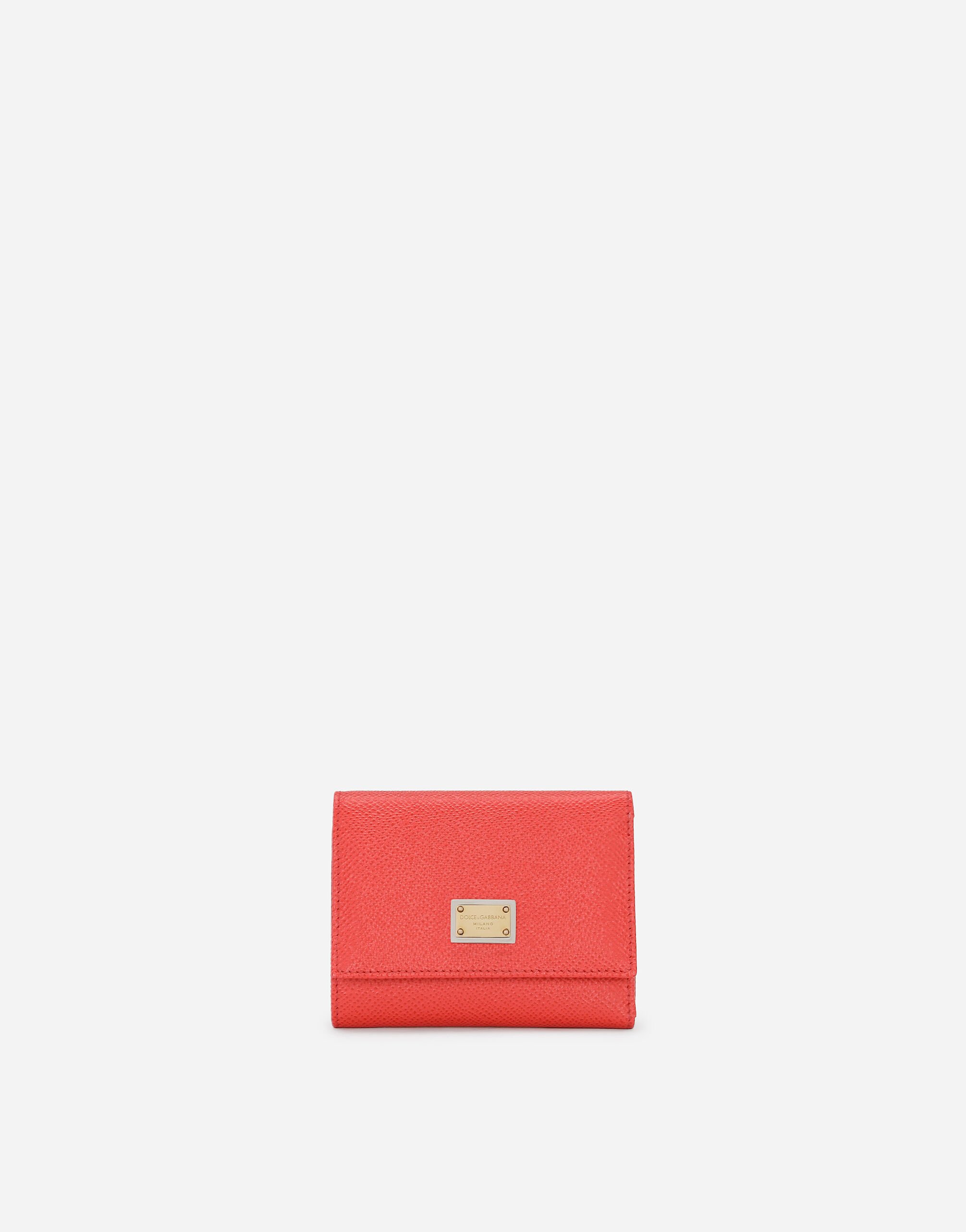 Dolce & Gabbana محفظة بقلاب فرنسي وبطاقة مطبعة FN092RGDAOY