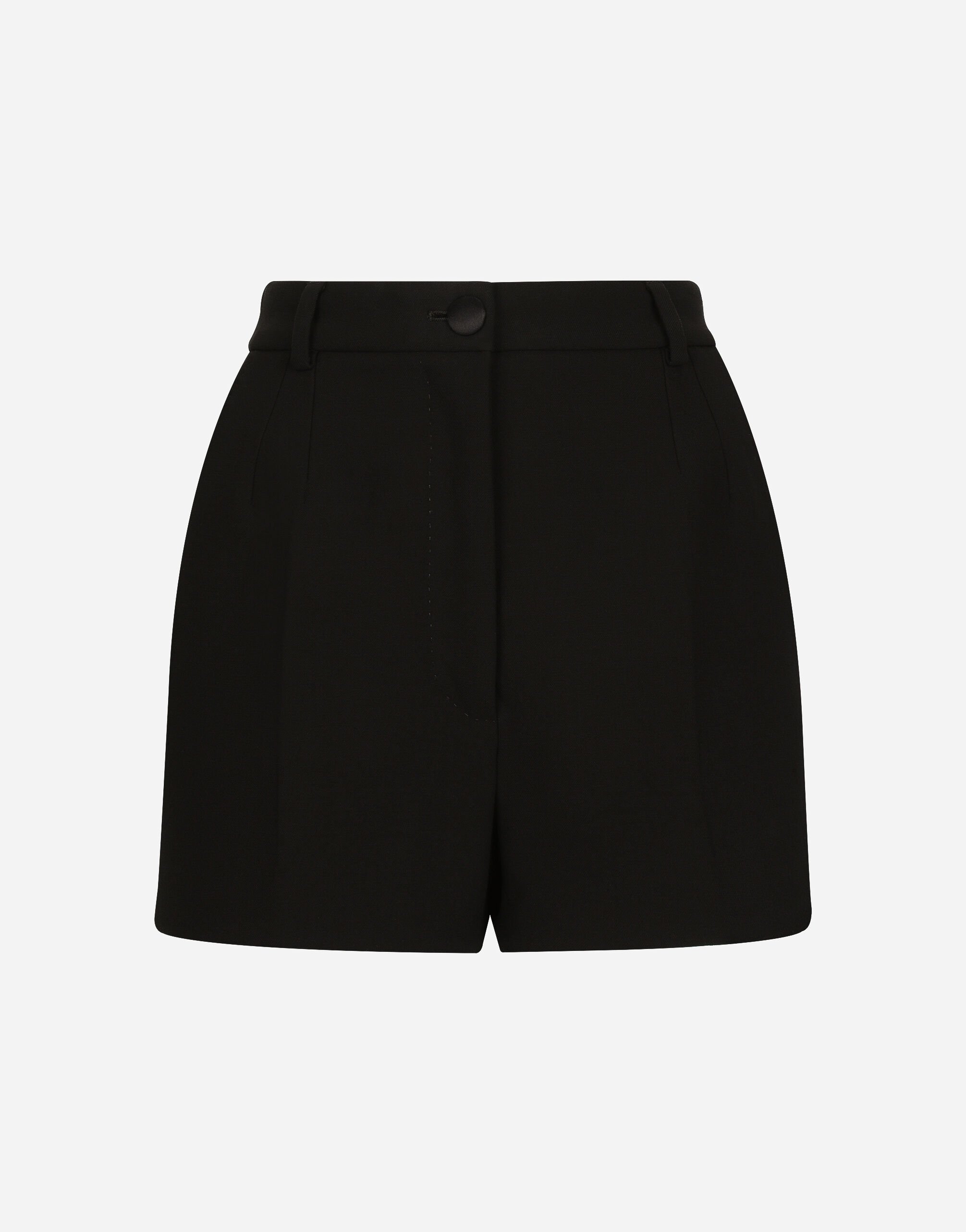${brand} Double wool crepe shorts ${colorDescription} ${masterID}