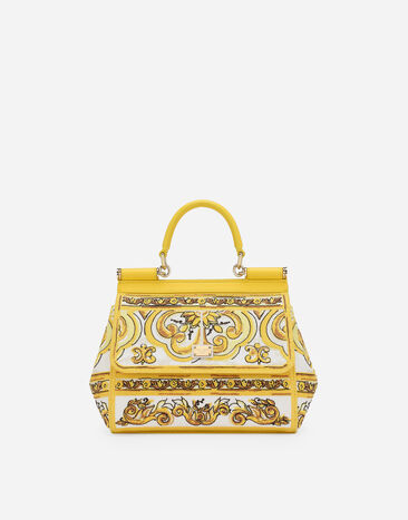 Dolce & Gabbana Henkeltasche mittelgroß Gelb BB6003AW050