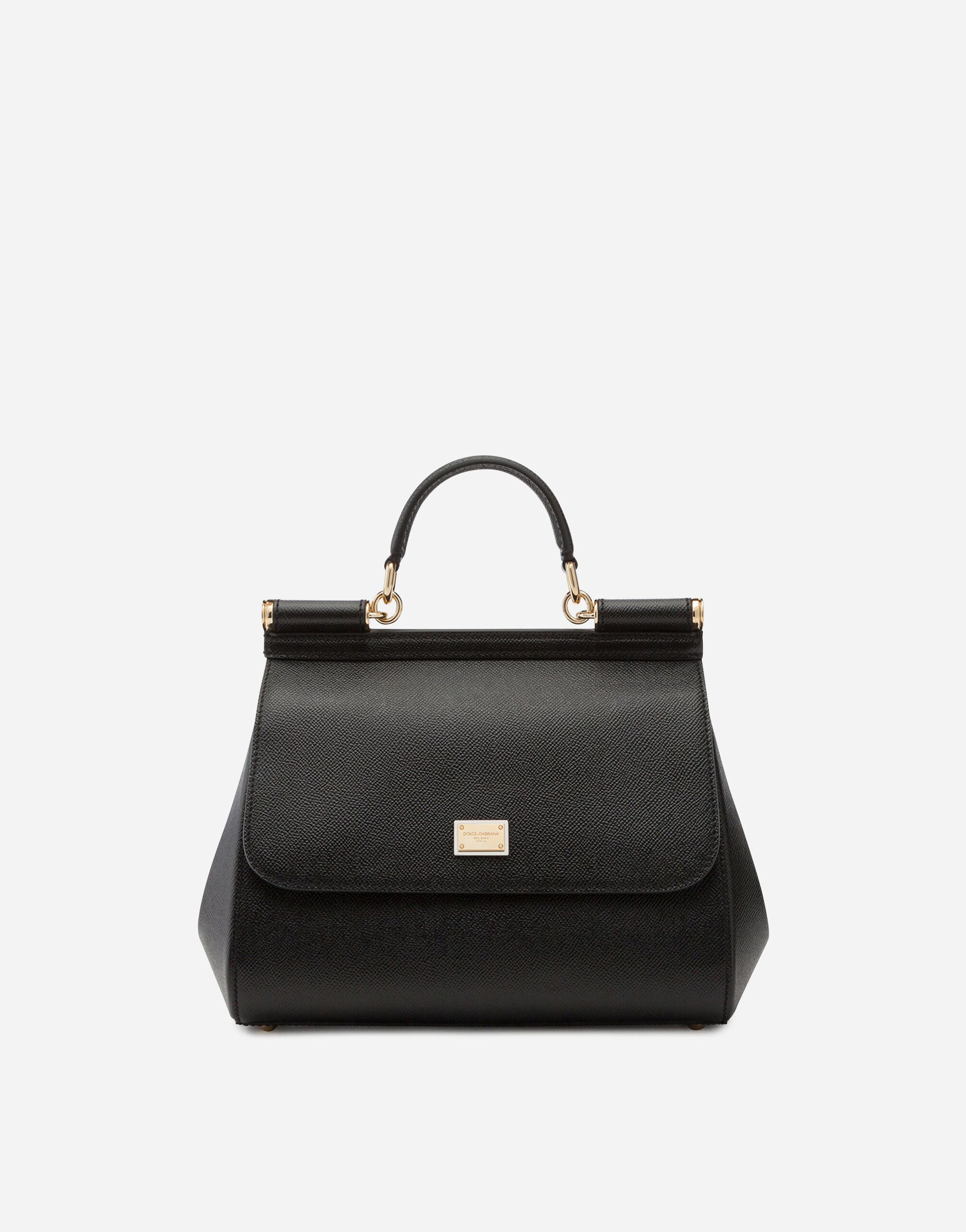 Dolce & Gabbana حقيبة يد Sicily كبيرة أسود BB7100AW437