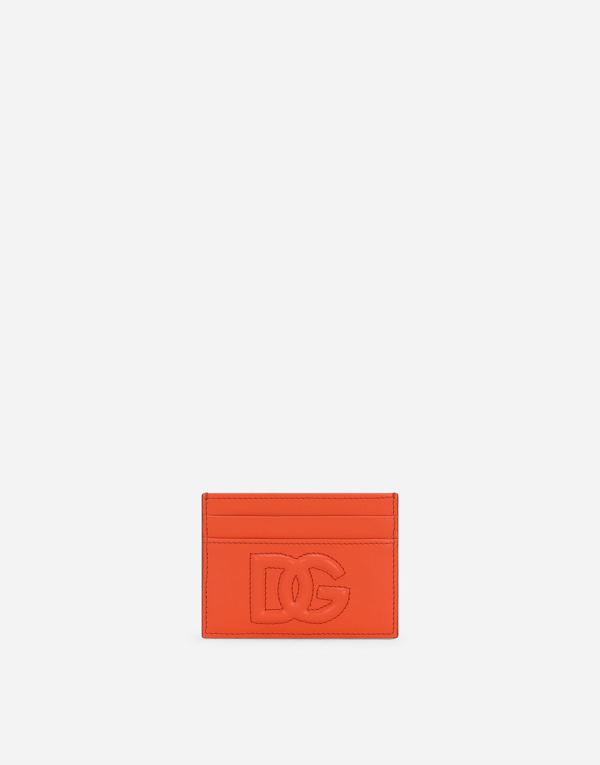 Dolce & Gabbana DG Logo card holder Orange BI1265A1001