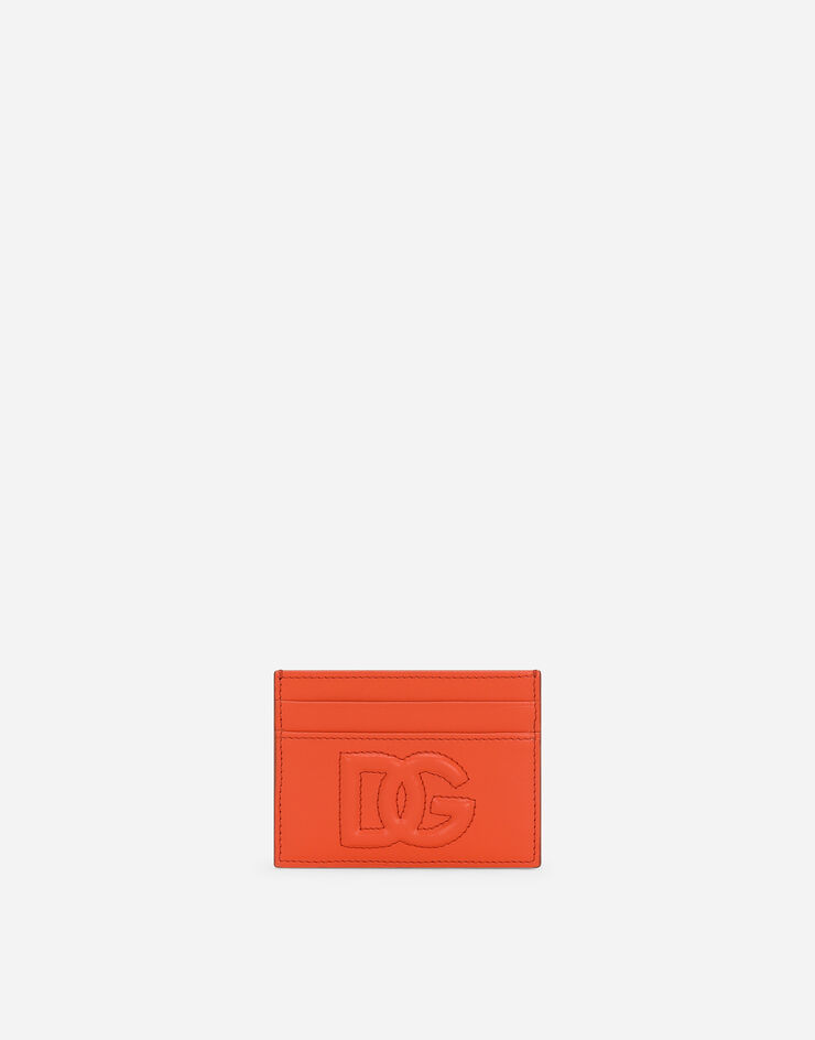 Dolce & Gabbana حافظة بطاقات DG Logo برتقالي BI0330AG081