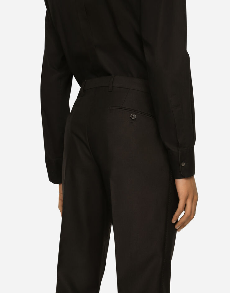 Dolce & Gabbana Wool and silk Martini-fit suit черный GK0RMTGG059