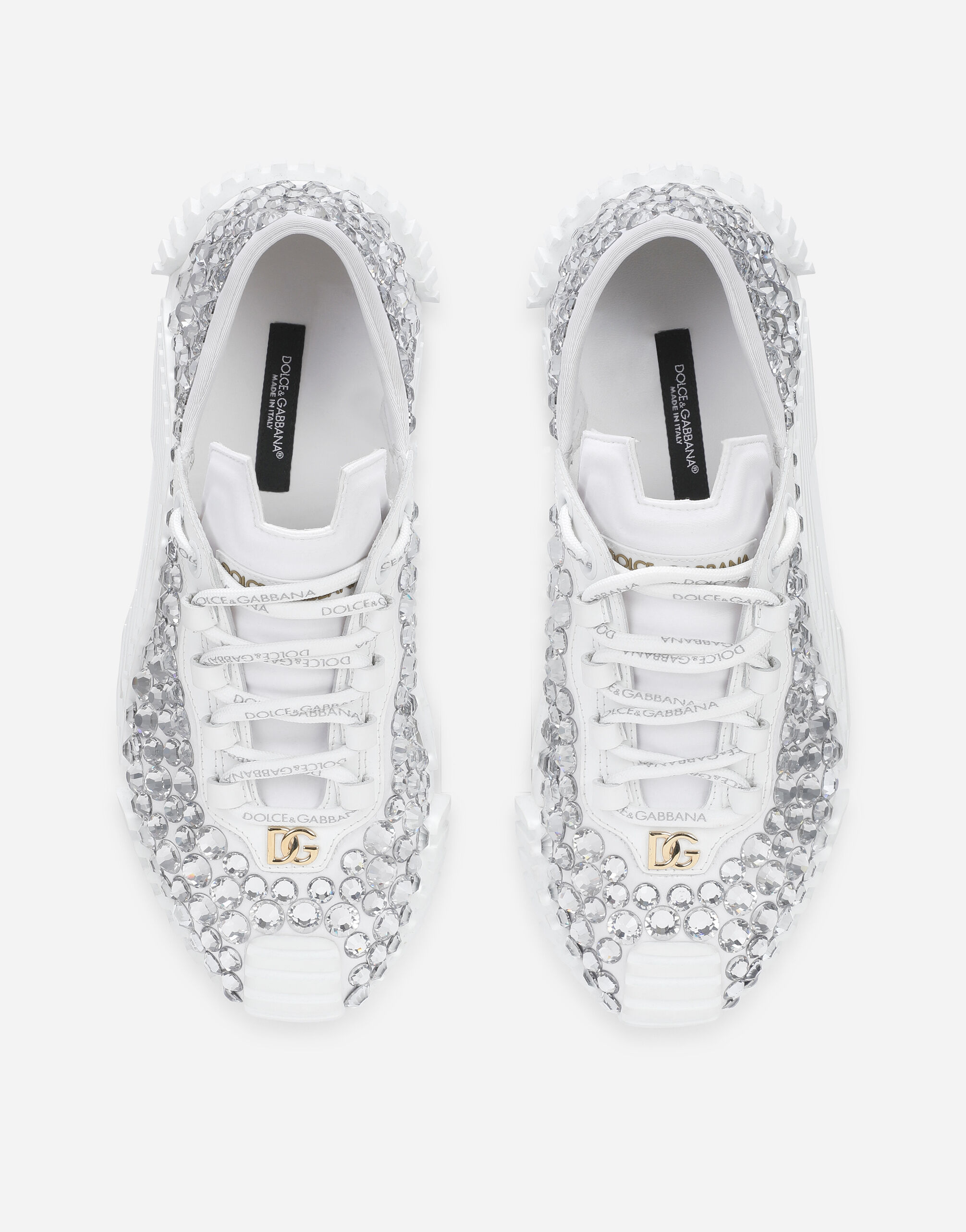 Dolce and discount gabbana diamond sneakers