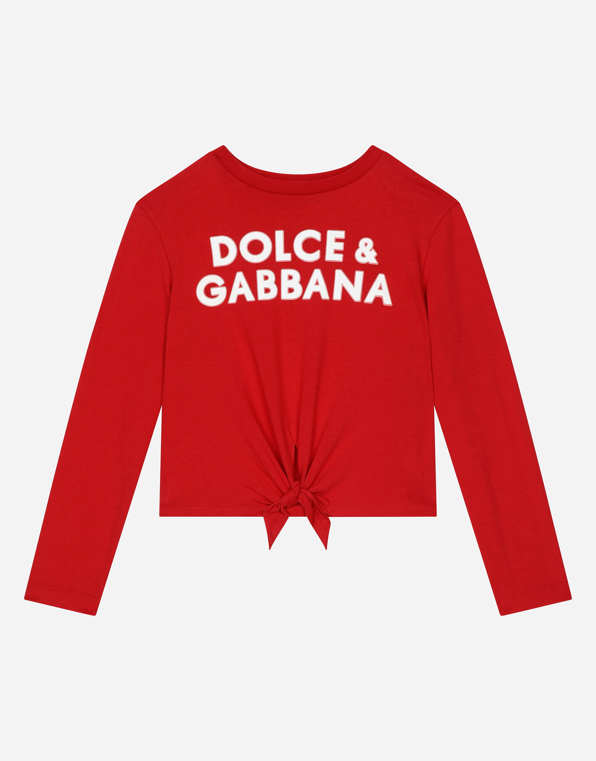 ${brand} Camiseta de punto con logotipo Dolce&Gabbana ${colorDescription} ${masterID}