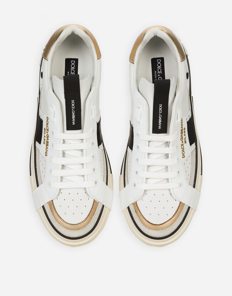 Calfskin 2.Zero Custom sneakers with contrasting details in White for ...