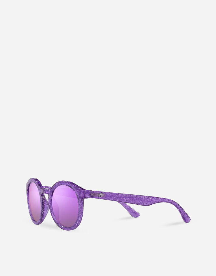 Dolce & Gabbana Солнцезащитные очки New Pattern фиолетовый VG600JVN34V