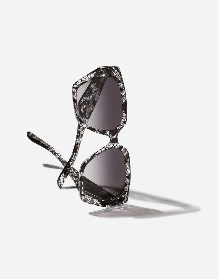 Dolce & Gabbana Sonnenbrille DG Crossed Schwarz VG4438VP78G