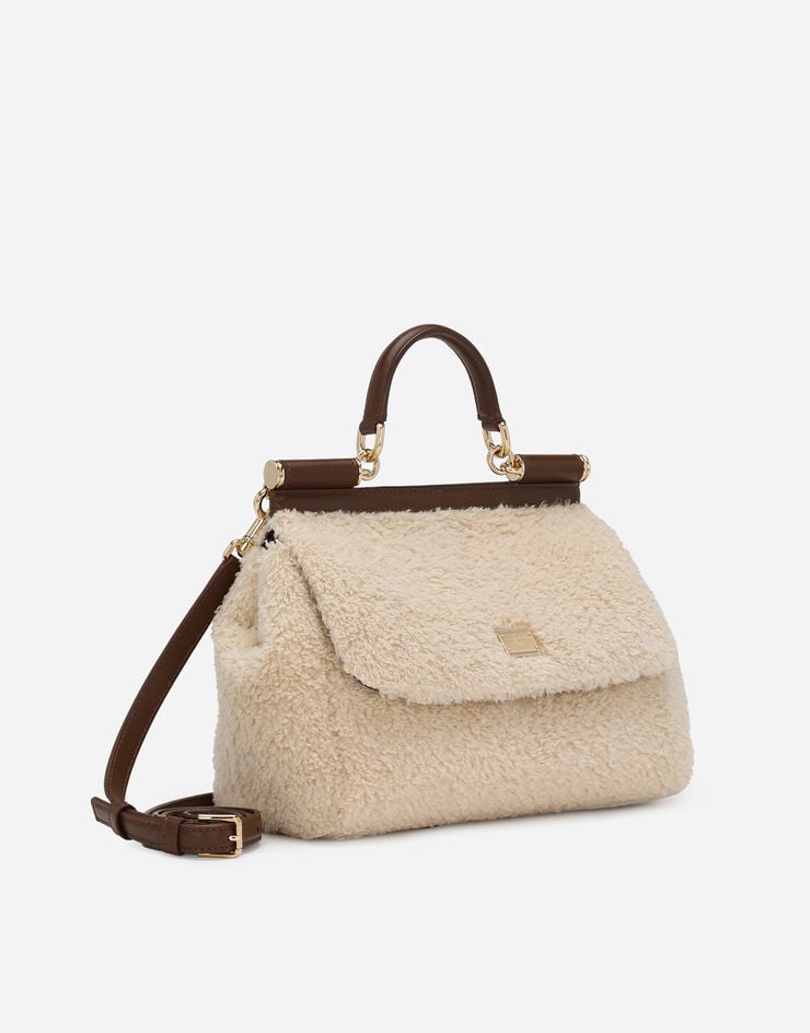 Large Sicily handbag in Brown for Women | Dolce&Gabbana®
