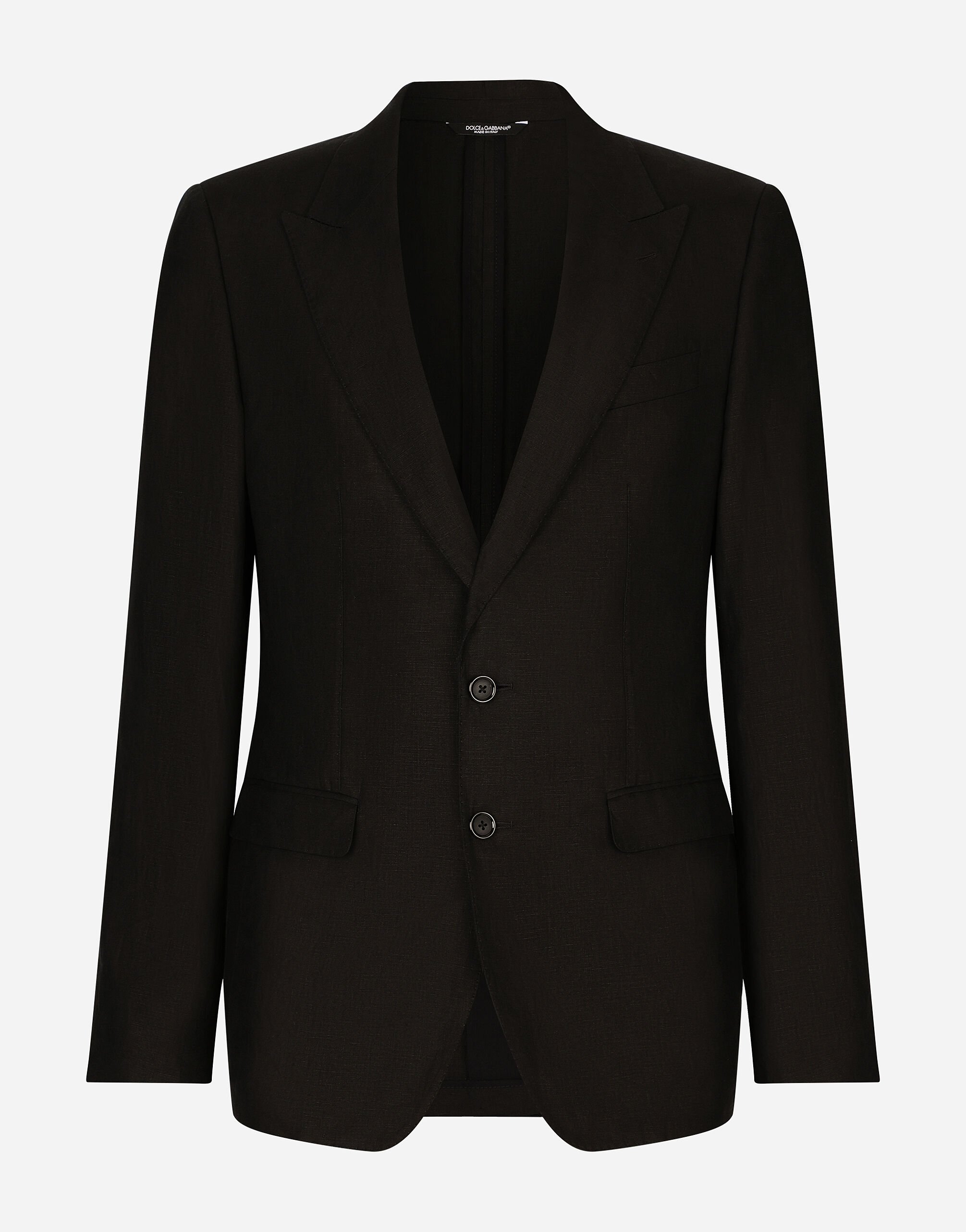 ${brand} Single-breasted linen Taormina jacket ${colorDescription} ${masterID}
