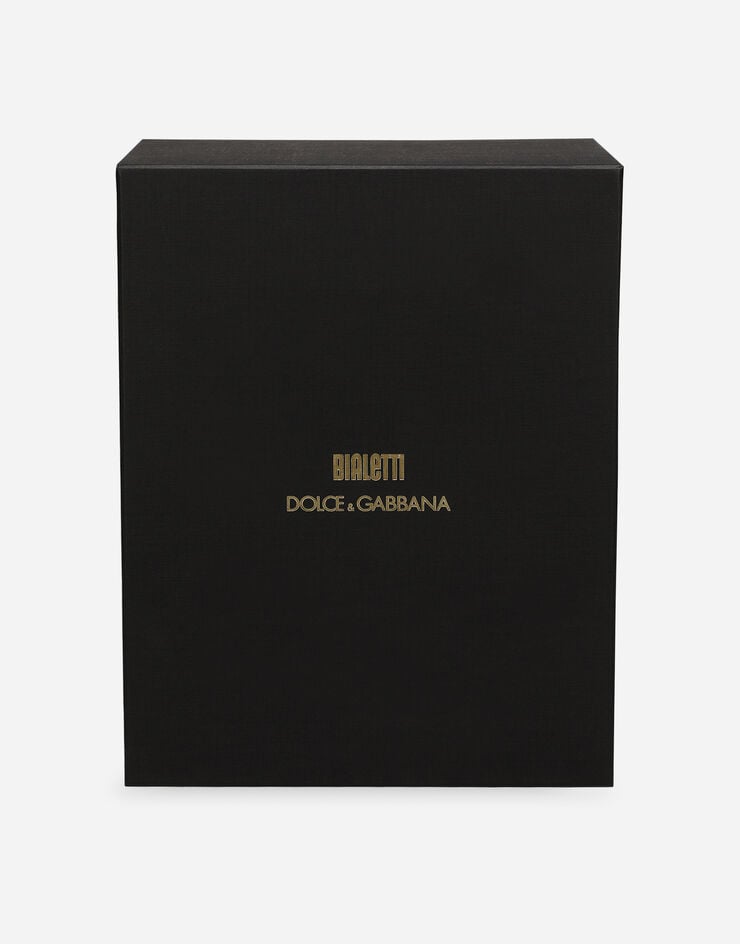 Dolce & Gabbana Moka decorativa en oro de 24 kt Bialetti Dolce&Gabbana Multicolor TCCE28TCAFF