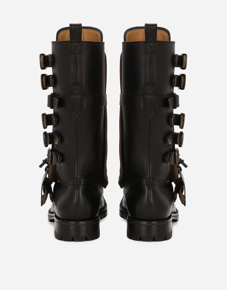 Dolce&Gabbana Stiefel aus Leder Schwarz A70138AO018