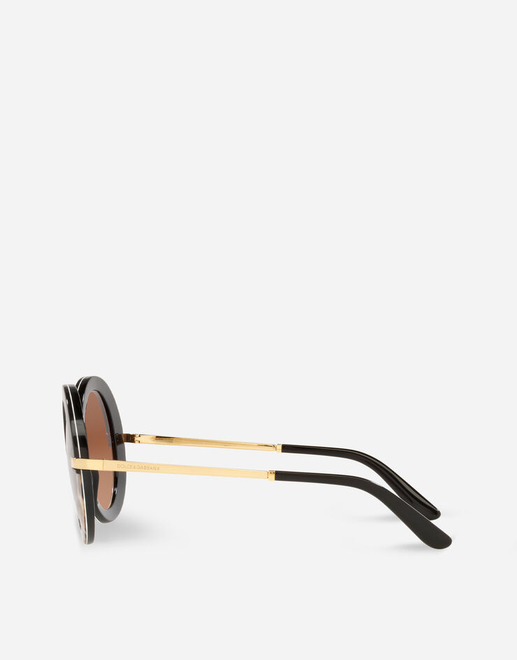 Dolce & Gabbana Half print sunglasses 豹纹印花 VG439AVP413