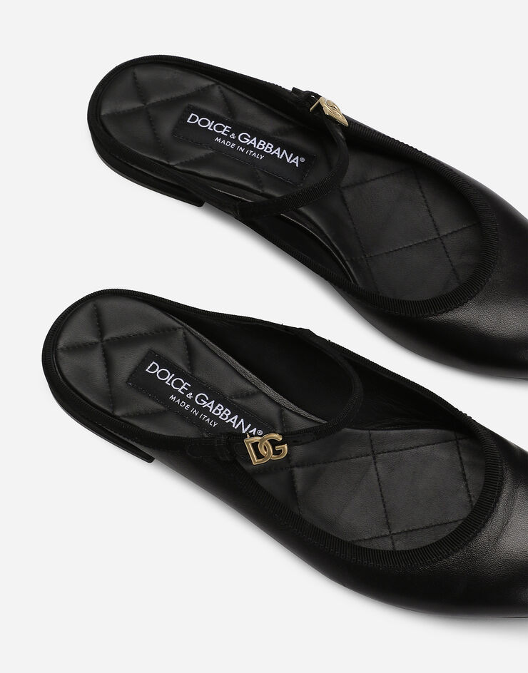 Dolce & Gabbana 纳帕皮革穆勒鞋 黑 CI0174A9U91