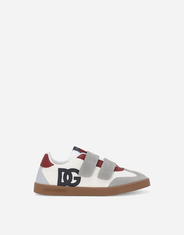 Dolce & Gabbana DG Original calfskin low-top sneakers with DG logo Multicolor DA5254A4278