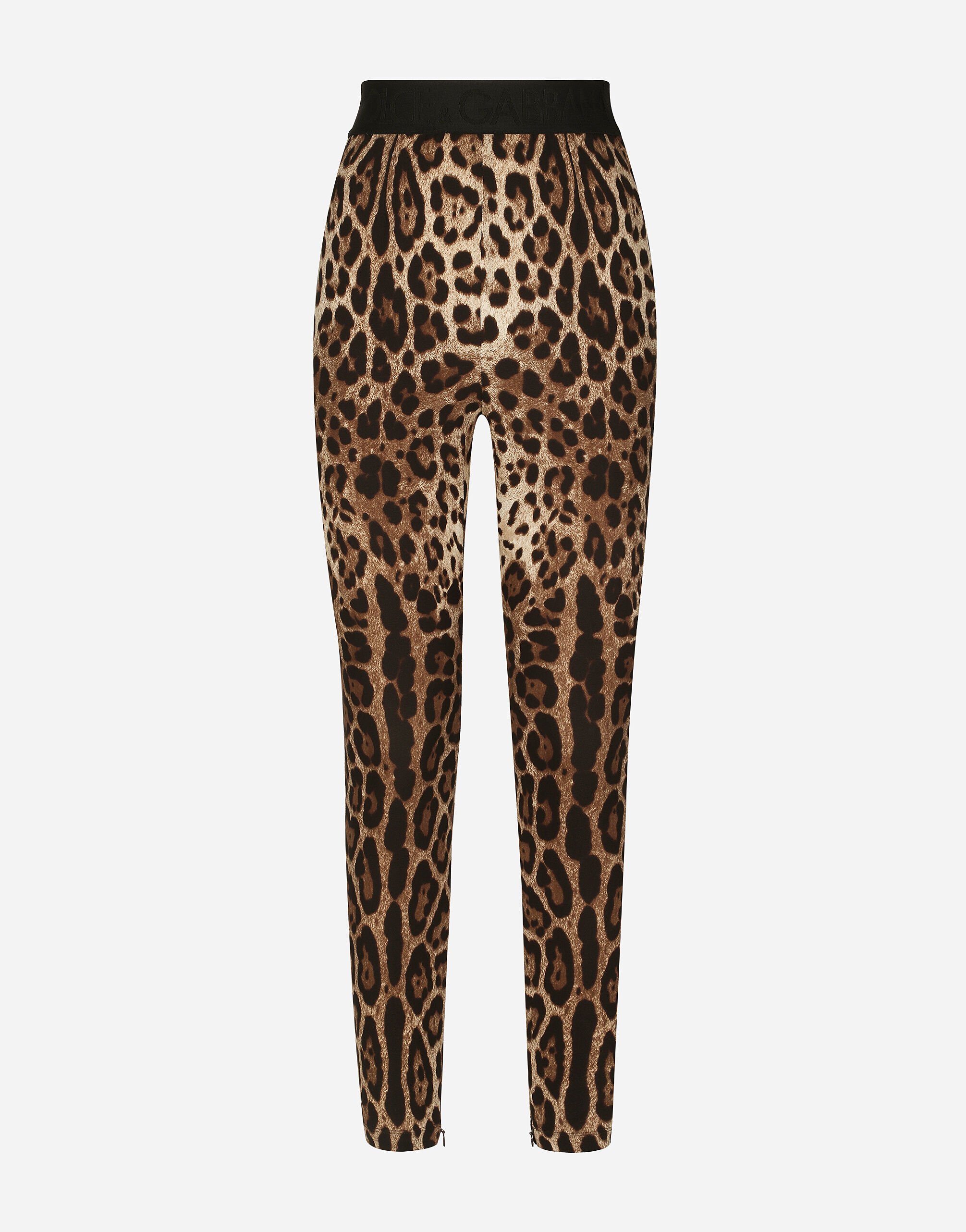 DOLCE & GABBANA SS97 Leopard Print Dress Pants Trousers S M 44 Animal  Vintage