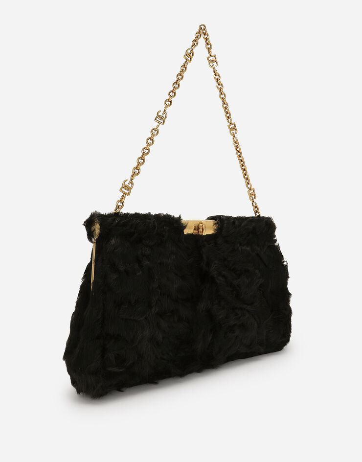 Dolce & Gabbana Sac d’épaule Marlene grand format Noir BB7672A5759