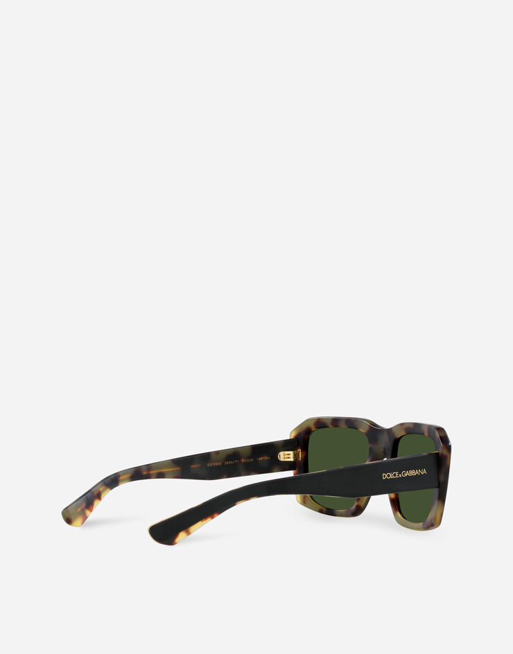 Dolce & Gabbana Lusso Sartoriale Sunglasses Matte black on yellow havana VG443AVP471