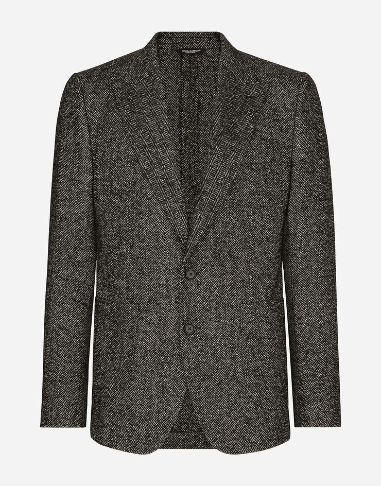 Dolce & Gabbana Single-breasted wool Portofino-fit jacket Multicolor G2TF4TFCMDD