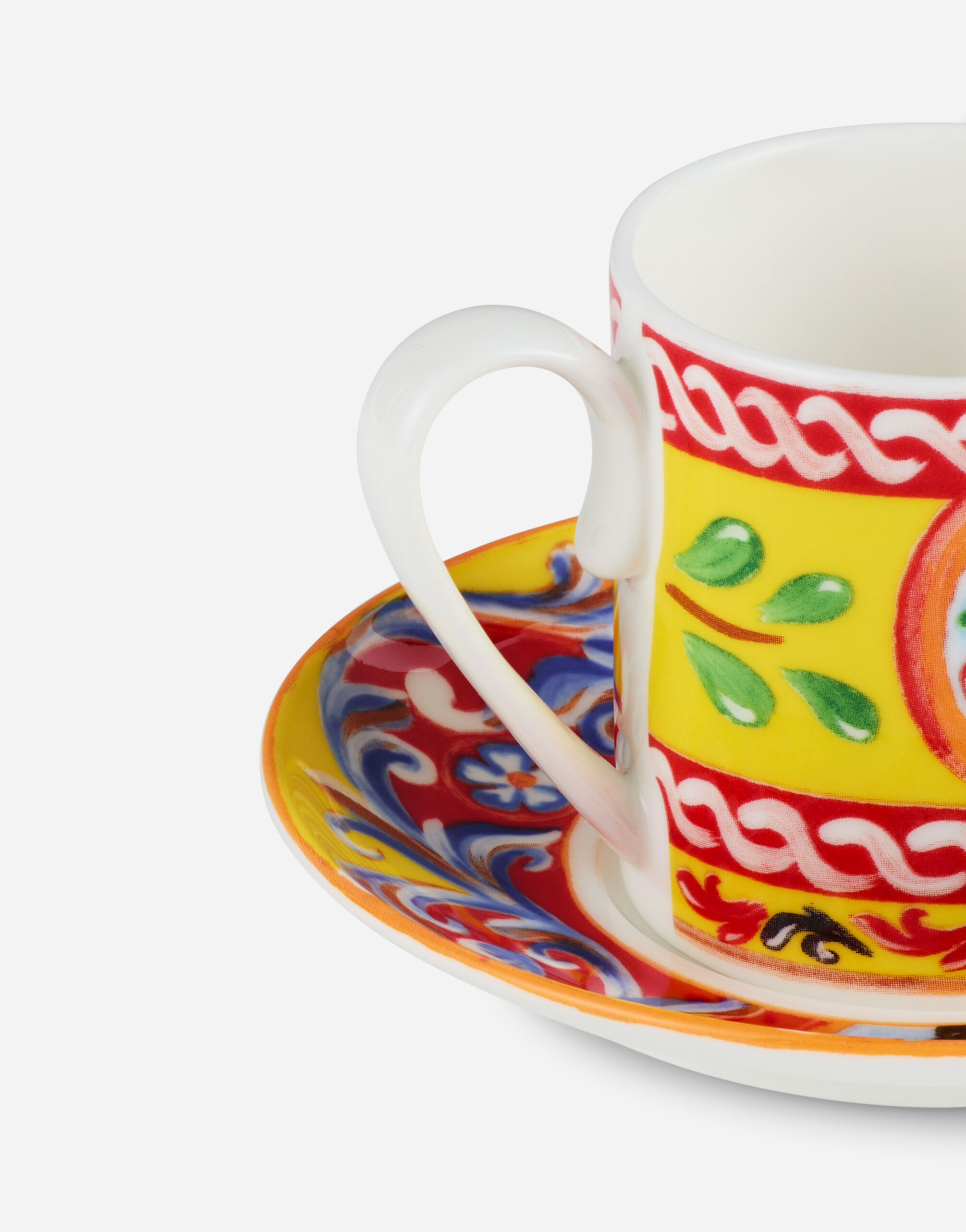 Fine Porcelain Espresso Set in Multicolor | Dolce&Gabbana® US