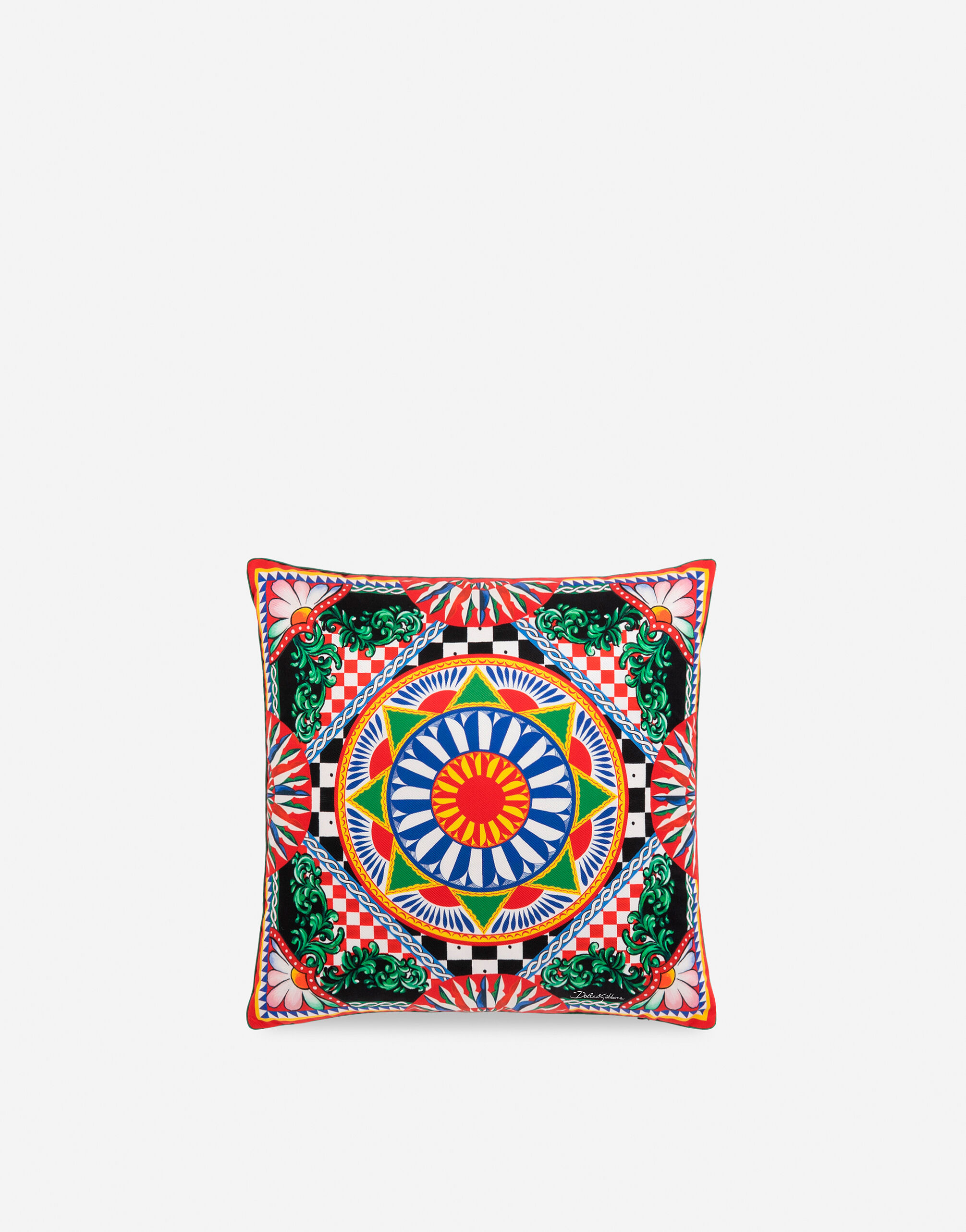 Dolce & Gabbana Silk Twill Cushion small Multicolor TC0096TCA17