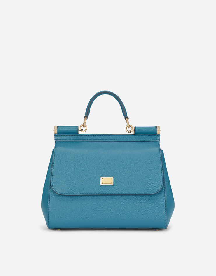 Large Sicily handbag in Azure for Women | Dolce&Gabbana®