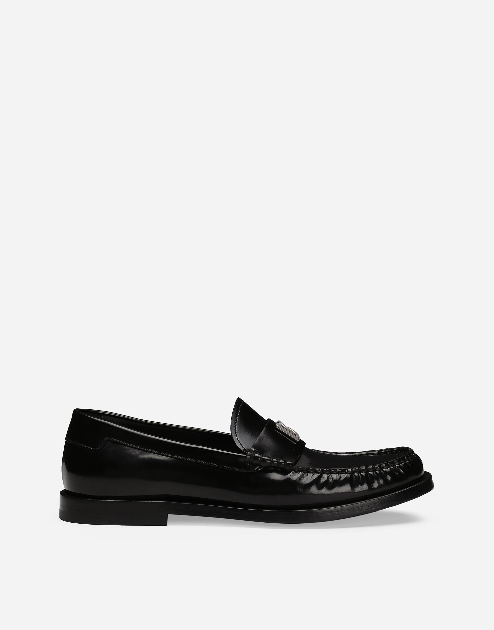 ${brand} Polished calfskin loafers ${colorDescription} ${masterID}