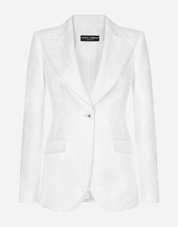 ${brand} Single-breasted brocade Turlington blazer ${colorDescription} ${masterID}