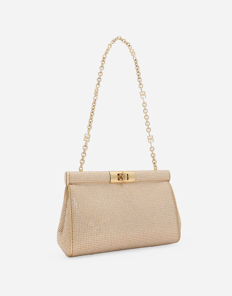 Dolce & Gabbana Sac d’épaule Marlene petit format Beige BB7635A5638