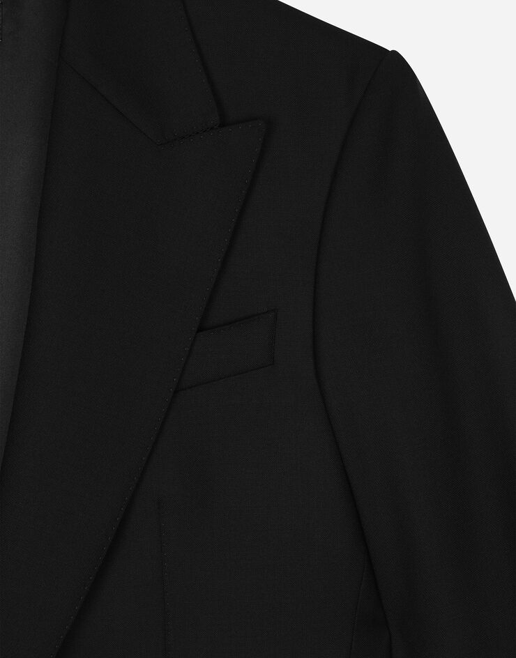 Dolce & Gabbana ウール シングルブレストジャケット ブラック F290XTFU28D
