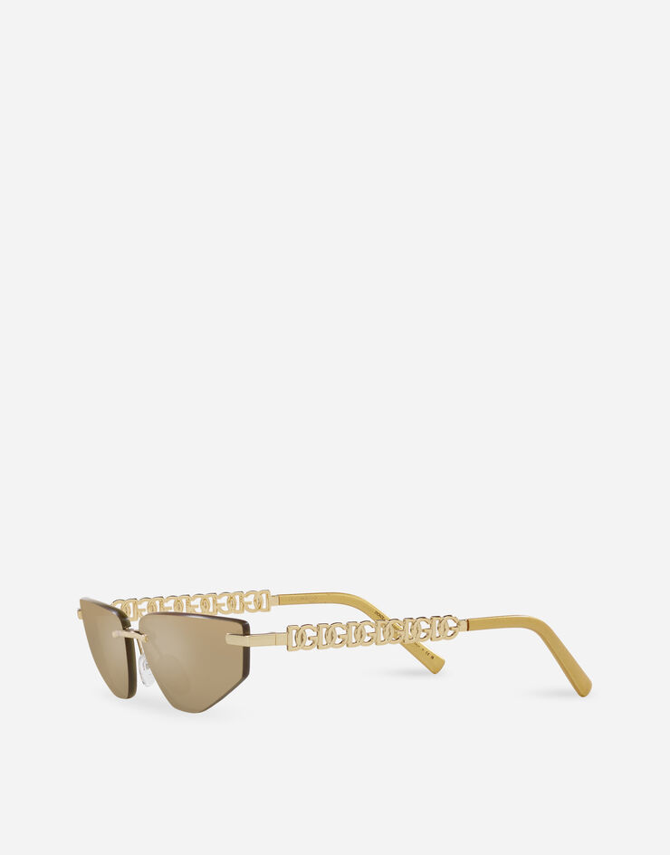 DG Essentials sunglasses in Gold | Dolceu0026Gabbana®
