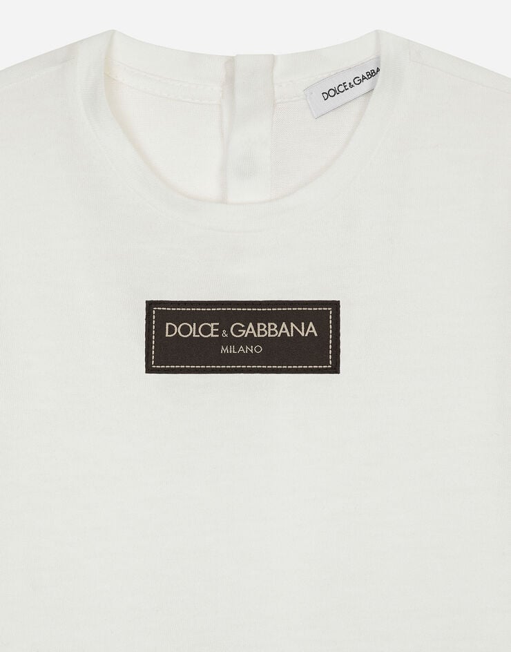 Dolce & Gabbana Set de regalo de 3 piezas de punto con estampado Multicolor L1JO6HG7NXI