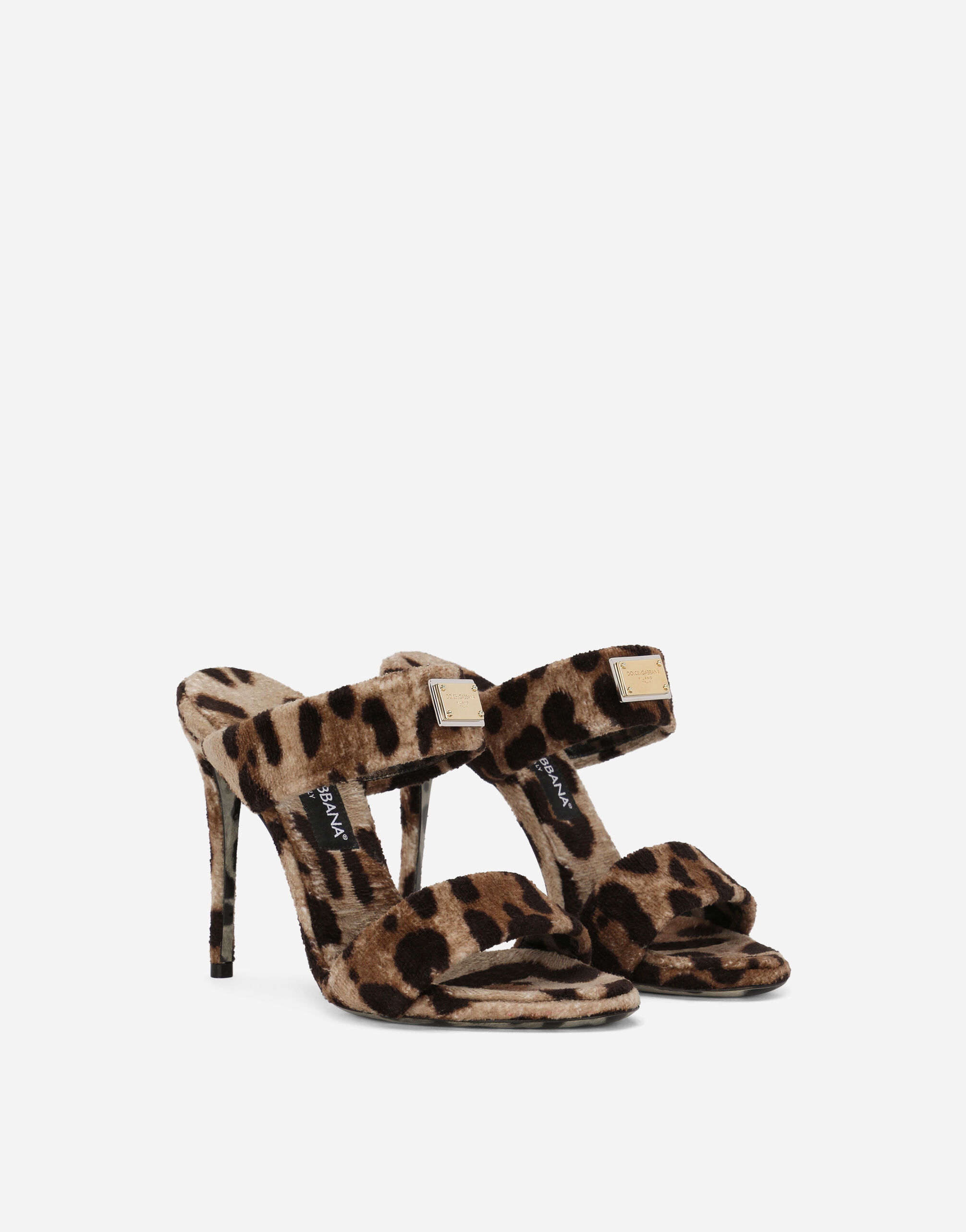 Women's Leopard Print Back Zipper Gladiator Sandals With Stiletto Heels |  SHEIN USA