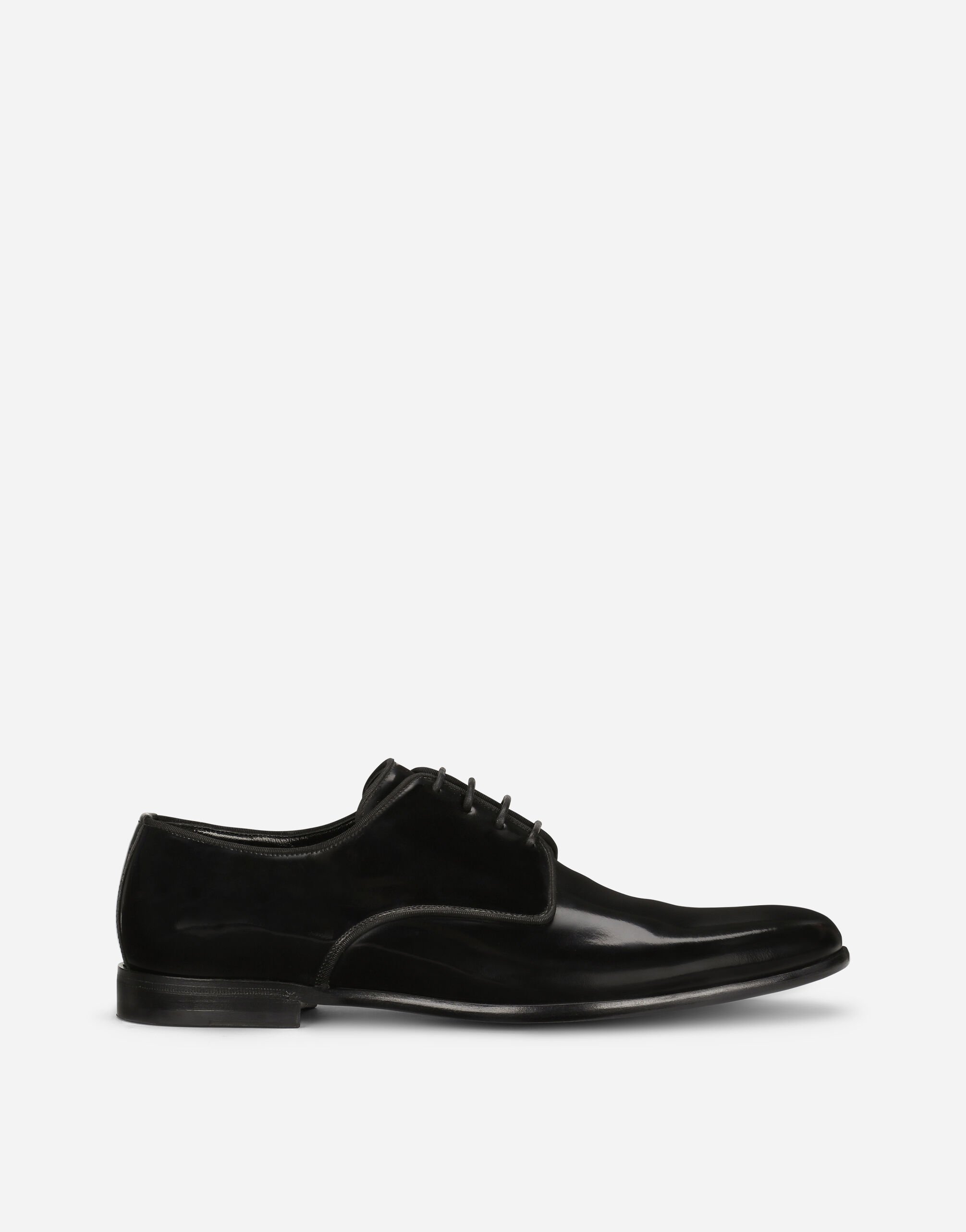 Dolce & Gabbana Brushed calfskin Derby shoes Black G2RR4TFLSIM