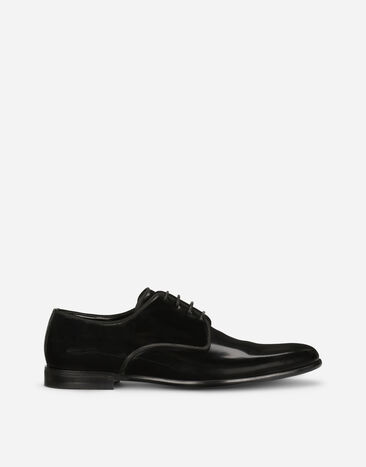 Dolce & Gabbana Zapatos Derby en piel de becerro cepillada Negro A20170A1203