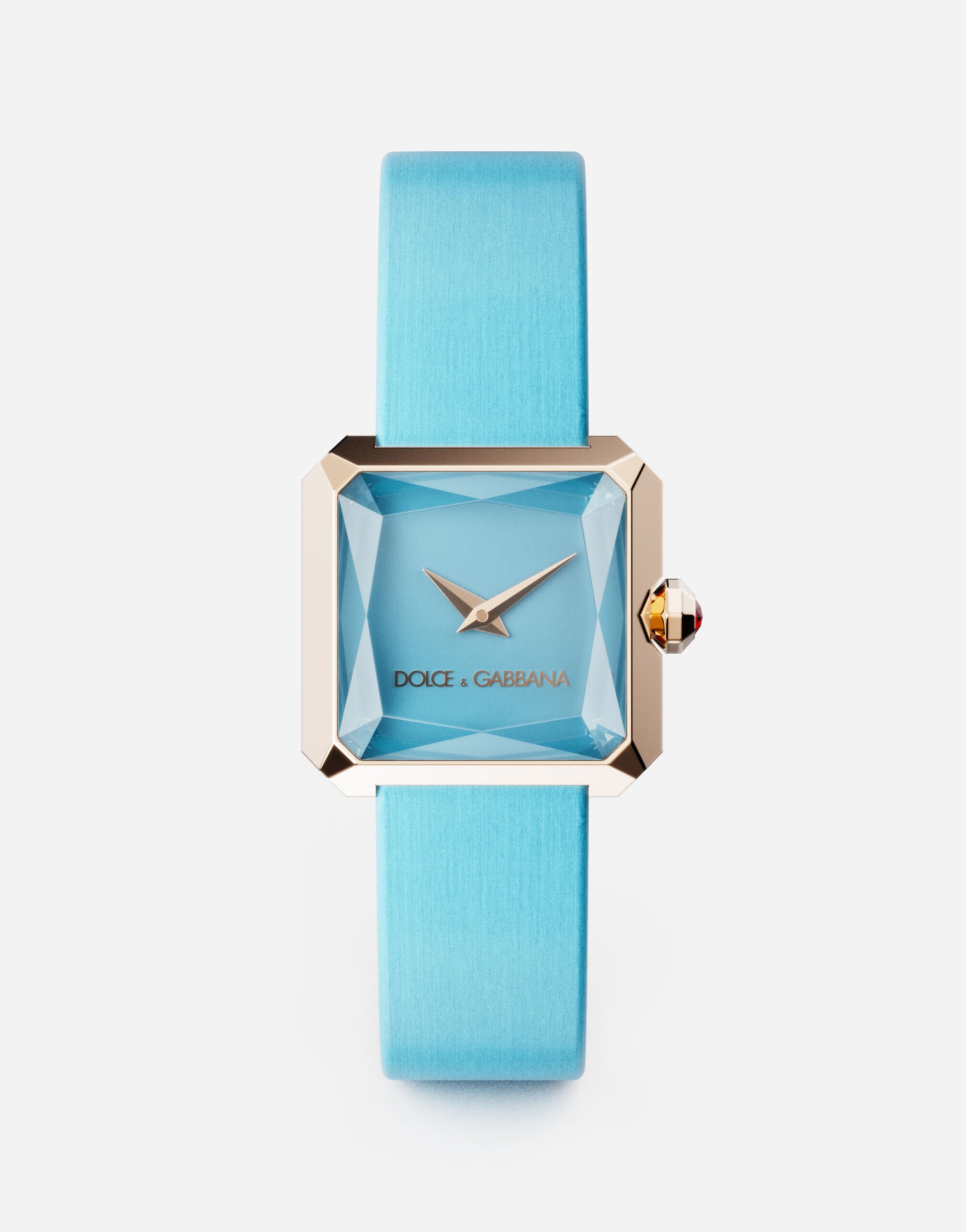 ${brand} Gold watch with silk strap ${colorDescription} ${masterID}