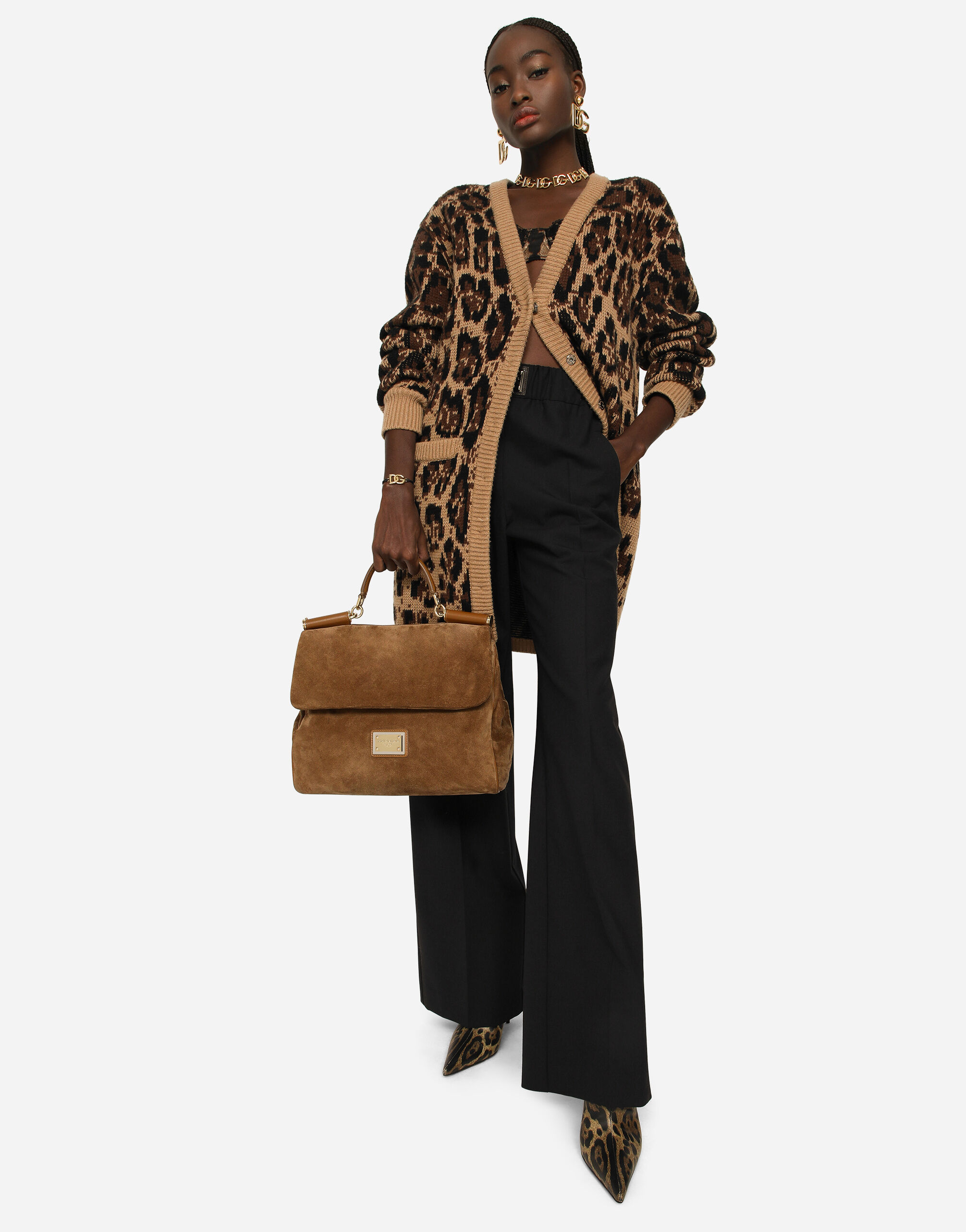 Large Sicily Soft handbag in Beige for Women | Dolce&Gabbana®