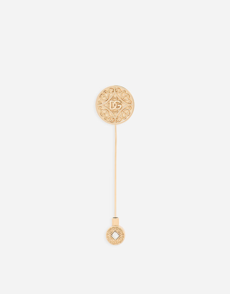 Dolce & Gabbana DG logo lapel pin Gold WPQ5S6W1111