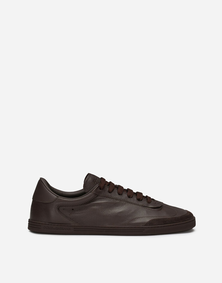 Dolce & Gabbana Saint Tropez calfskin sneakers Brown CS2255AR833