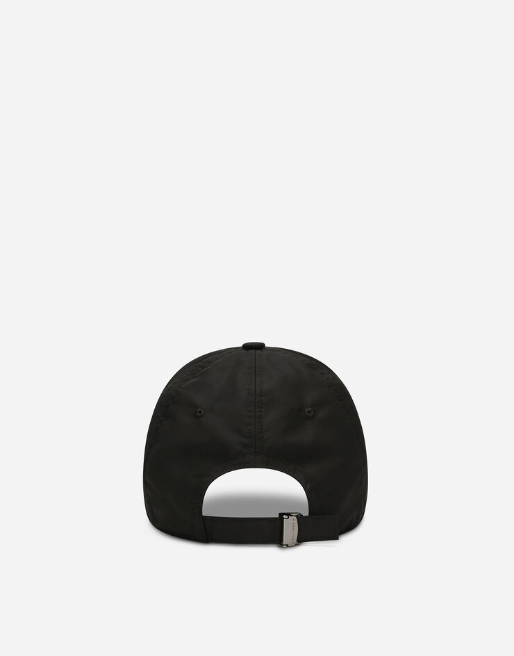 Dolce & Gabbana Gorra de béisbol de algodón con DG bordado Negro GH590ZFUM6X