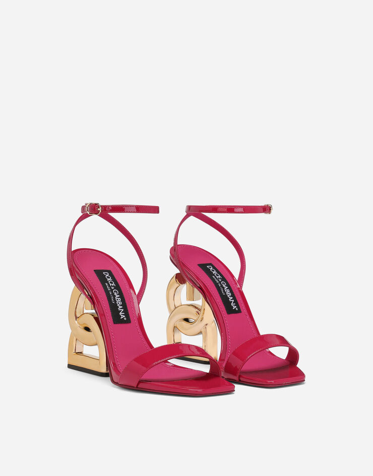 Sandalette 3.5 aus Lackleder in Fuchsia Dolce&Gabbana® für Damen 
