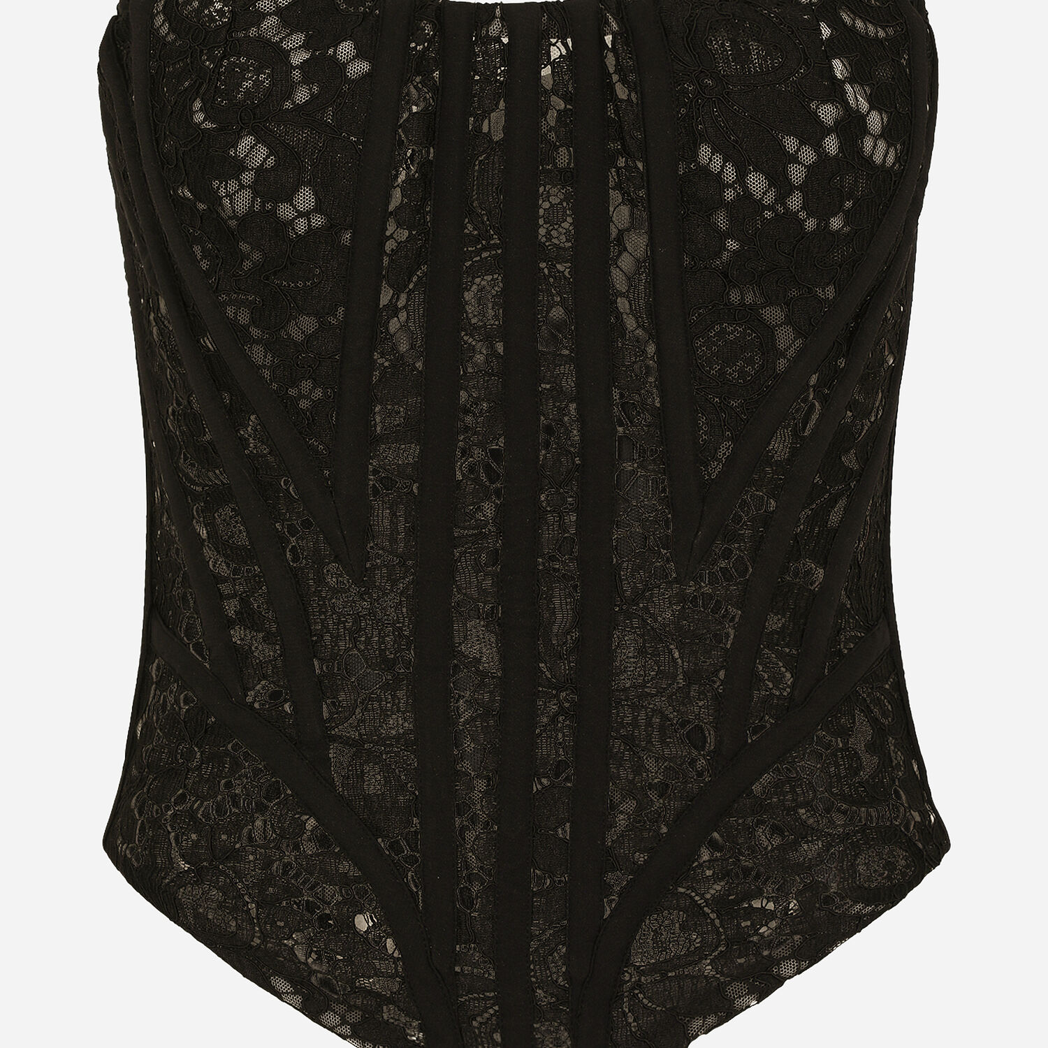 eyelets bustier Black with Lace in US laces | for and Dolce&Gabbana®