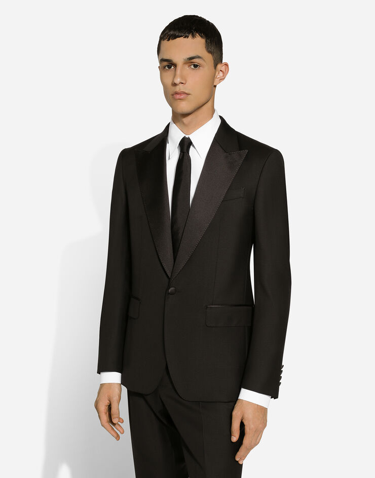 Dolce & Gabbana Single-breasted tuxedo suit Black GK18BTFU269