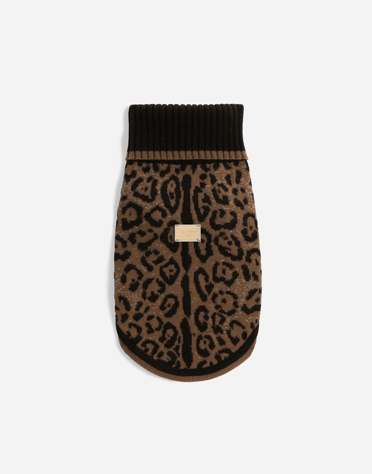 Dolce & Gabbana Pull en laine pour chien Imprimé GX09KCJBW0E