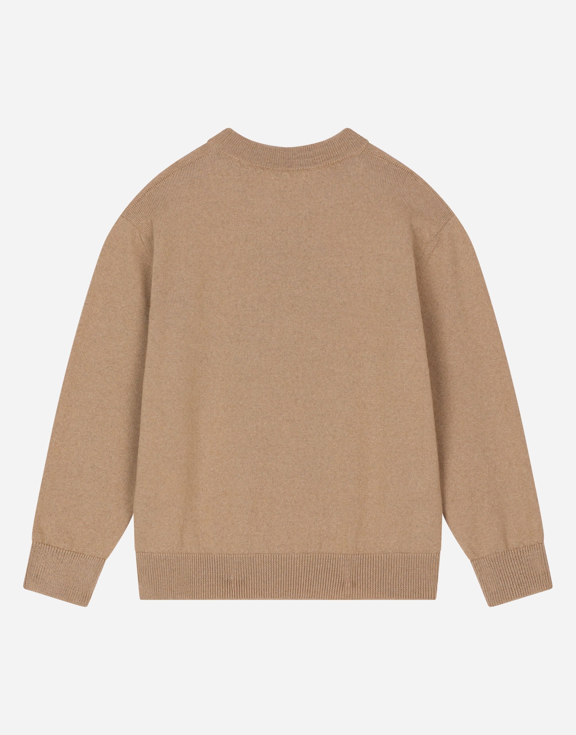 マルチカラーのボーイズ Wool jacquard sweater with intarsia and ...
