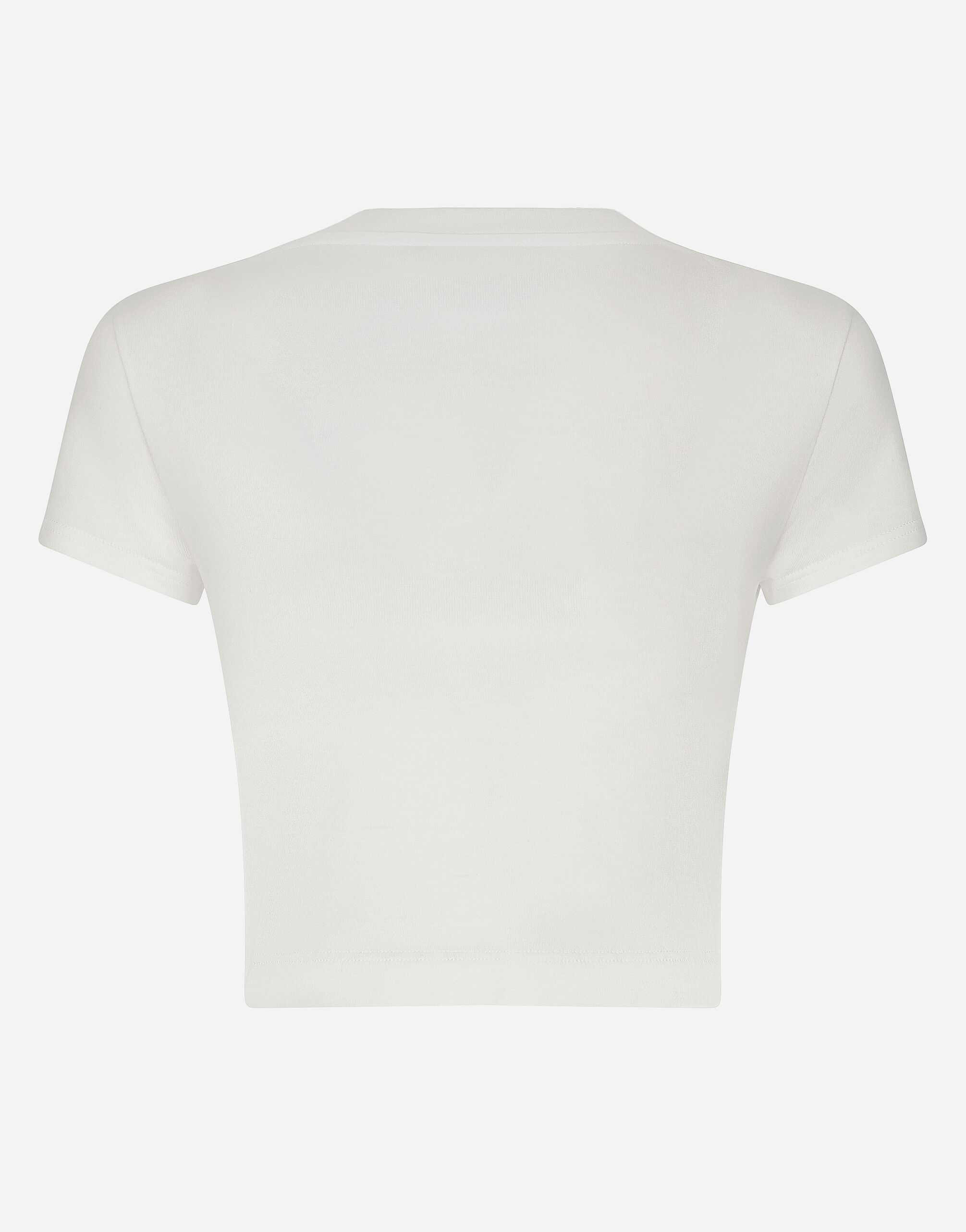 ホワイトのウィメンズ Short-sleeved T-shirt with DG logo