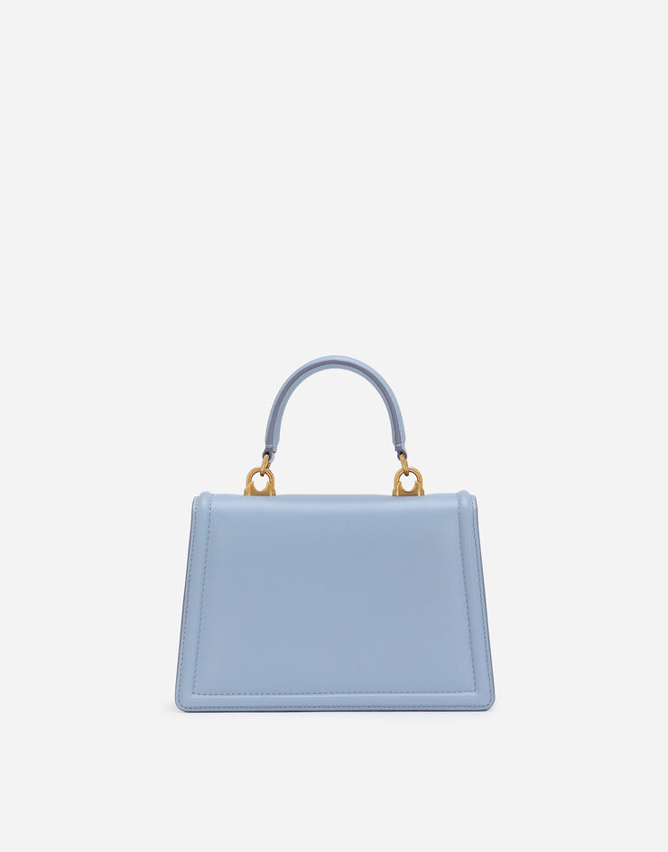 Dolce & Gabbana Sac à anse supérieure Devotion petit format Bleu Clair BB6711AV893