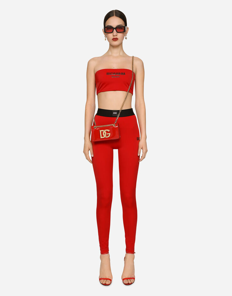 Dolce & Gabbana Women's Leggings in Red Dolce & Gabbana