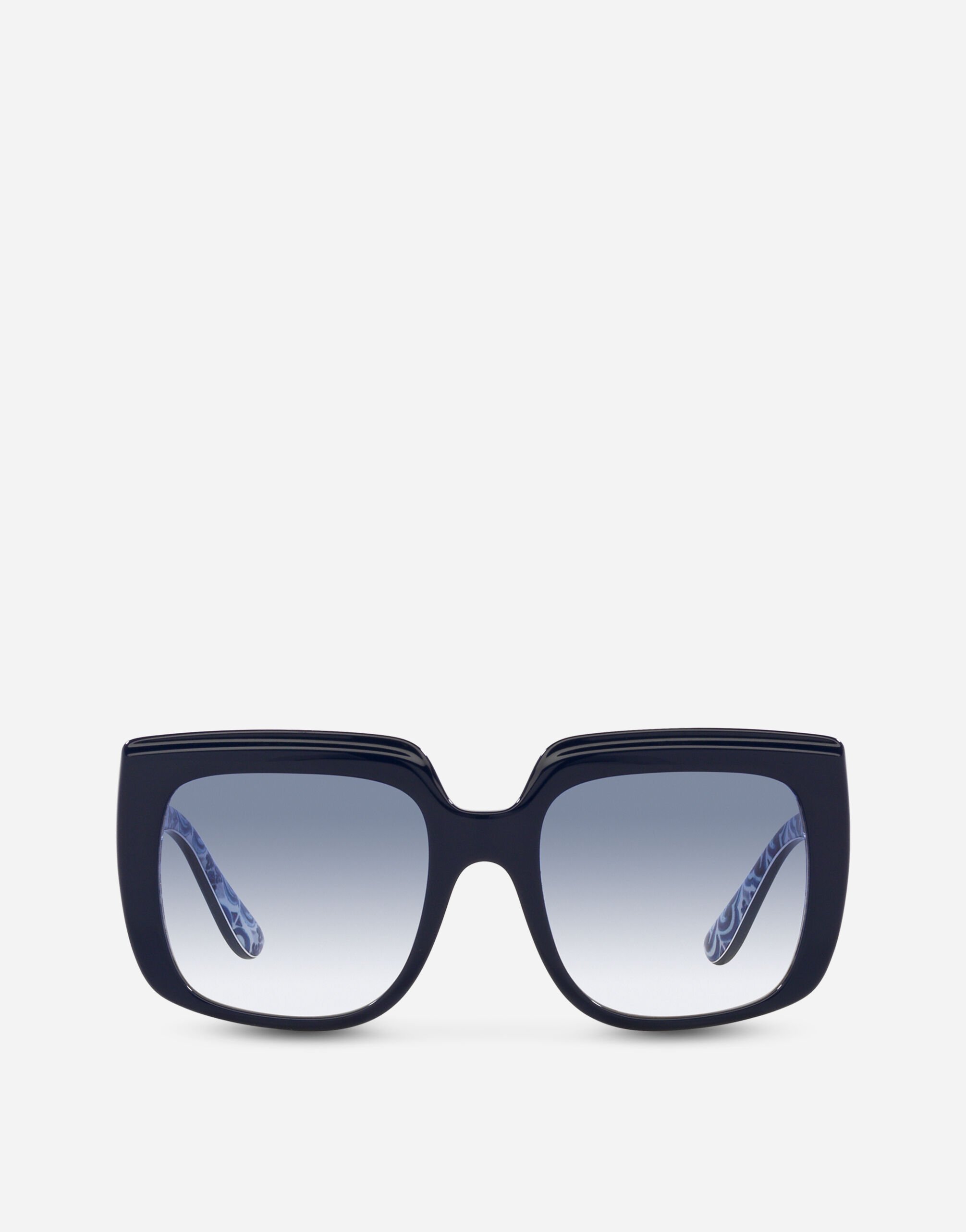 Dolce&Gabbana نظارة شمسية New Print بني FS215AGDBY0