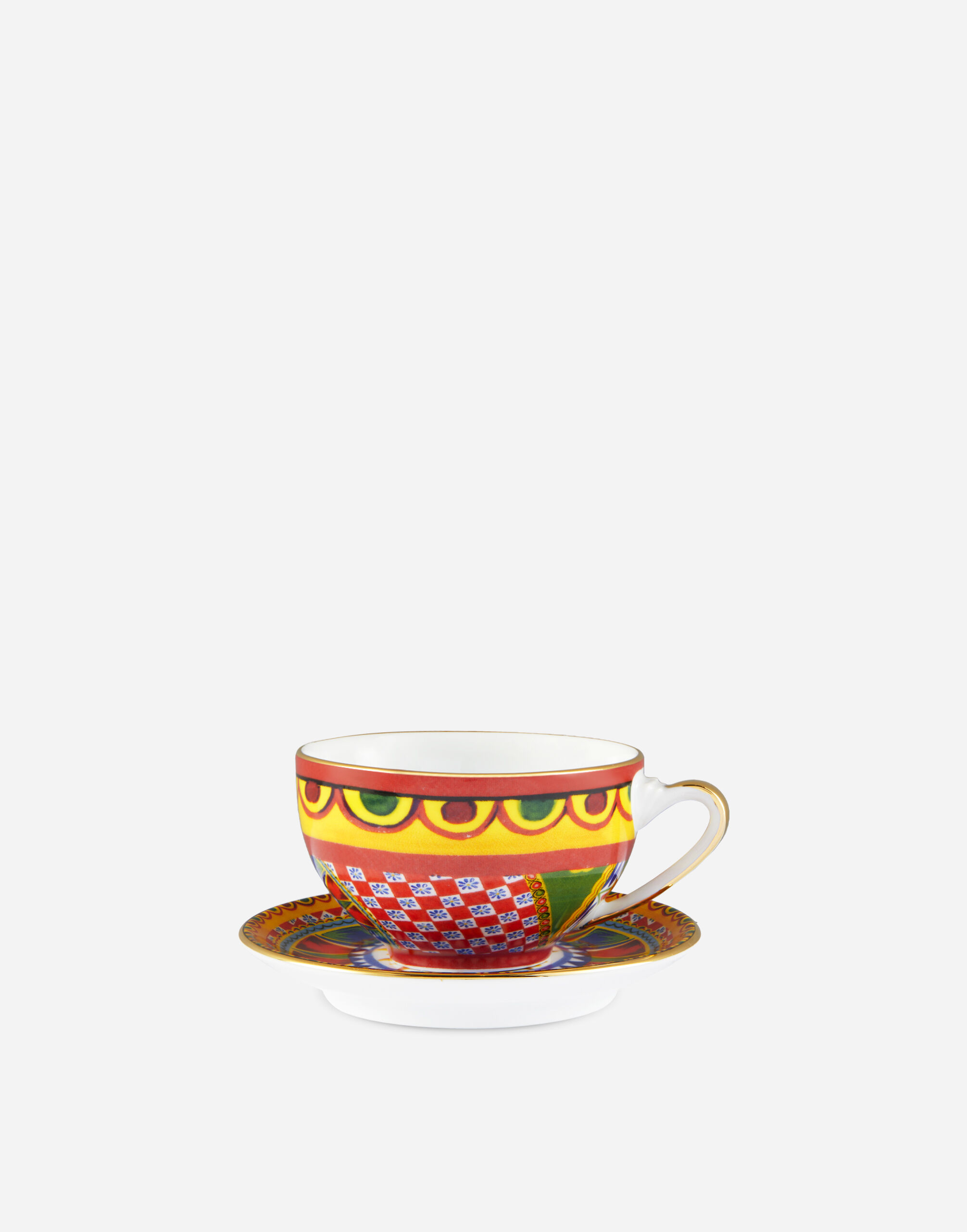 Porcelain Tea Set in Multicolor | Dolce&Gabbana®